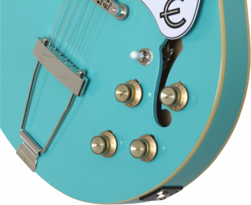 Epiphone Casino Coupe Turquoise sähkökitara