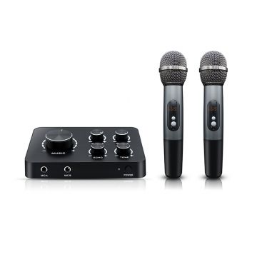 High Audio K6D HDMI-karaokemikseri + langaton mikrofoni x2