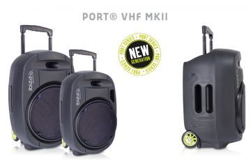 Ibiza Sound PORT12BK MKII kaiutin ja mikrofoni x2