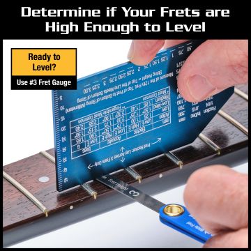 MusicNomad MN840 Precision Fret Gauge nauhamitat